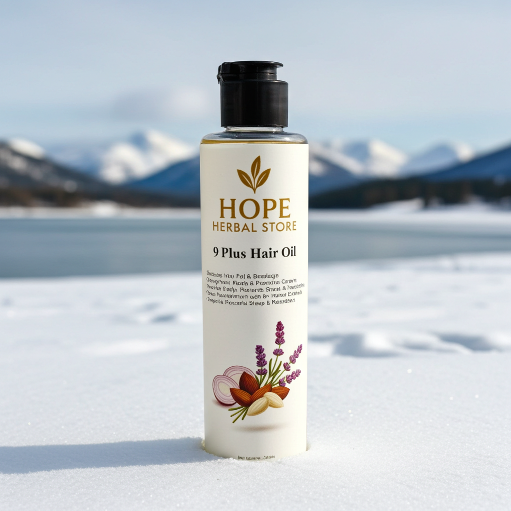 Nine Plus Hair Oil for Hair Fall, Regrowth & Dandruff Control