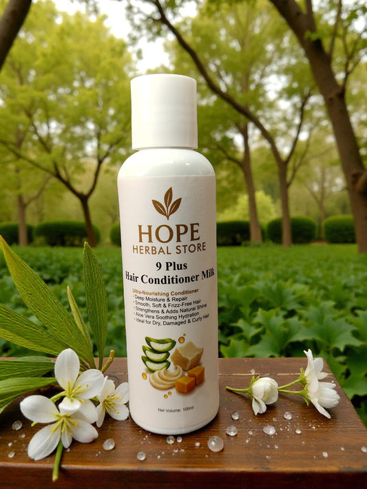 Nine Plus Hair Conditioner Milk for Smooth, Strong & Shiny Hair – Men & Women