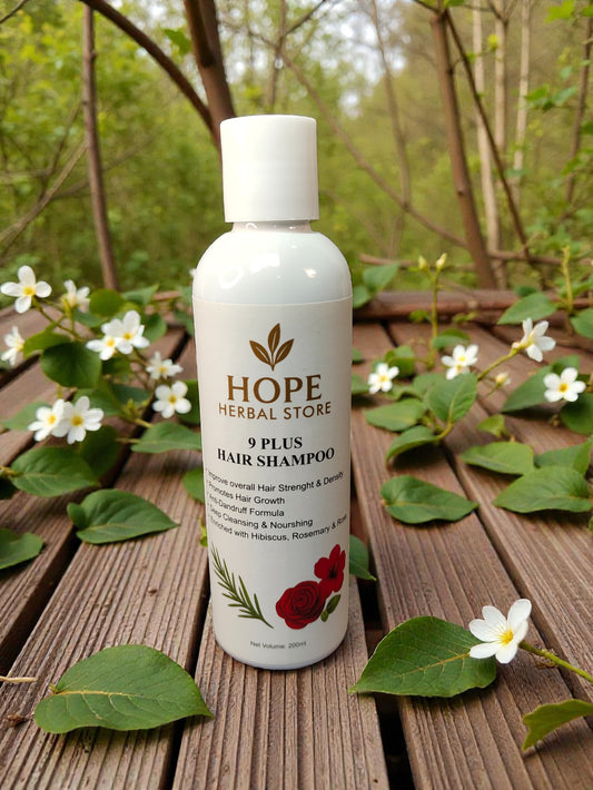 Nine Plus Hair Shampoo for Hair Fall & Dandruff – Men & Women