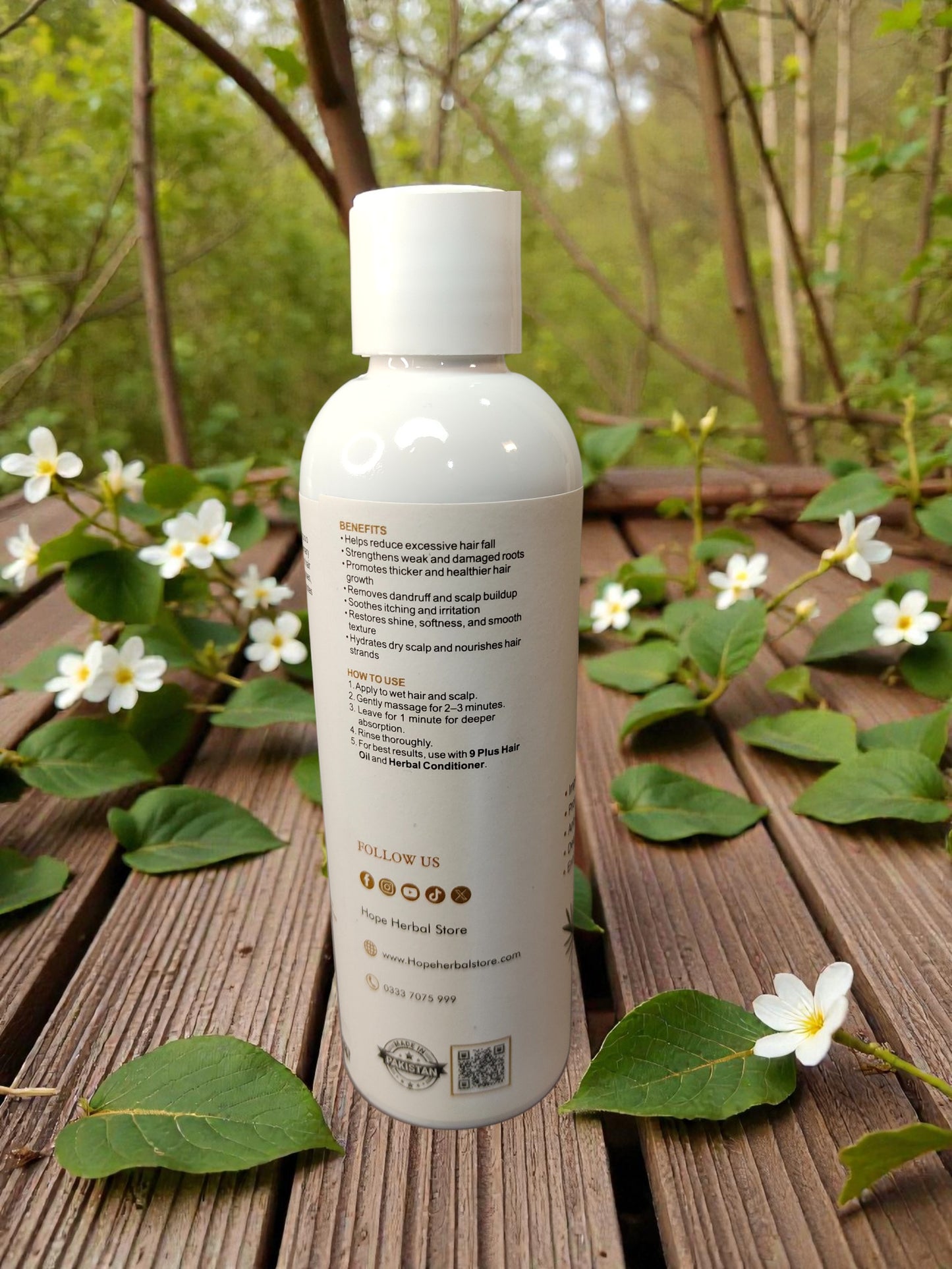 Nine Plus Hair Shampoo for Hair Fall & Dandruff – Men & Women