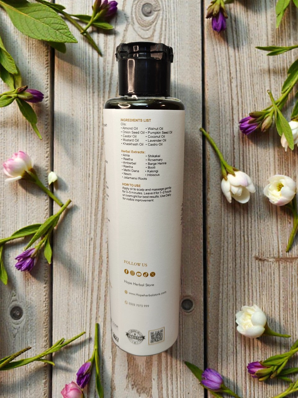 Nine Plus Hair Oil for Hair Fall, Regrowth & Dandruff Control